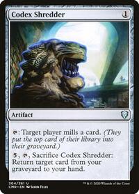Codex Shredder, Commander Legends
