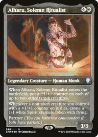 Alharu, Solemn Ritualist (Foil Etched), Commander Legends
