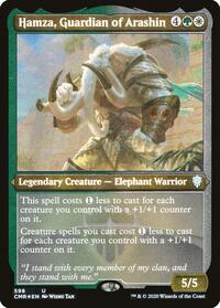 Hamza, Guardian of Arashin (Foil Etched), Commander Legends