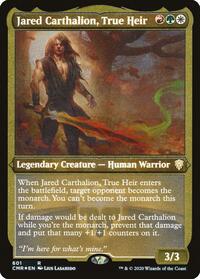 Jared Carthalion, True Heir (Foil Etched), Commander Legends