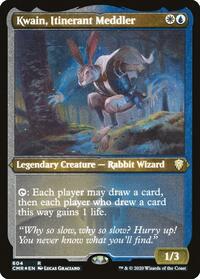 Kwain, Itinerant Meddler (Foil Etched), Commander Legends