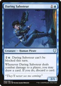 Daring Saboteur, Commander Legends