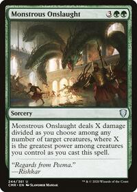 Monstrous Onslaught, Commander Legends