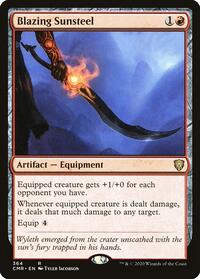 Blazing Sunsteel, Commander Legends