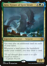 Aesi, Tyrant of Gyre Strait, Commander Legends