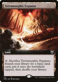 Terramorphic Expanse (Extended Art), Commander Legends