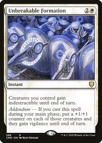 Unbreakable Formation, Commander Legends