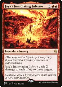 Jaya's Immolating Inferno, Commander Legends