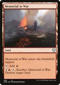 Memorial to War, Commander Legends