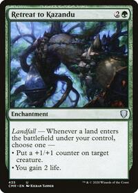 Retreat to Kazandu, Commander Legends