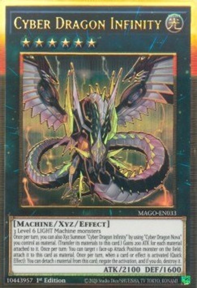 Cyber Dragon Infinity, 1st-edition, front