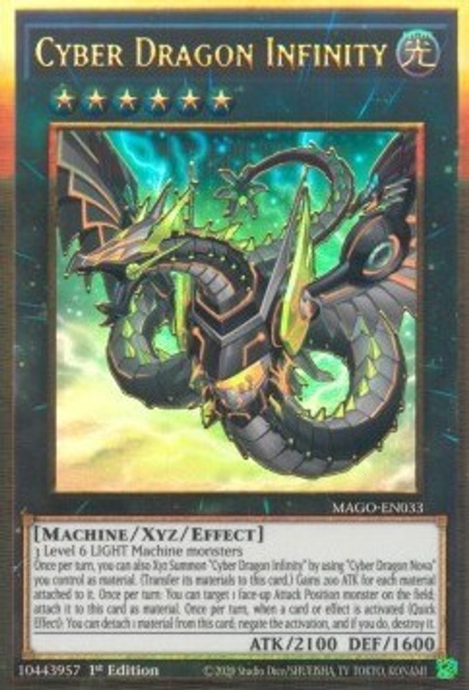 Cyber Dragon Infinity (Alternate Art), 1st-edition, front