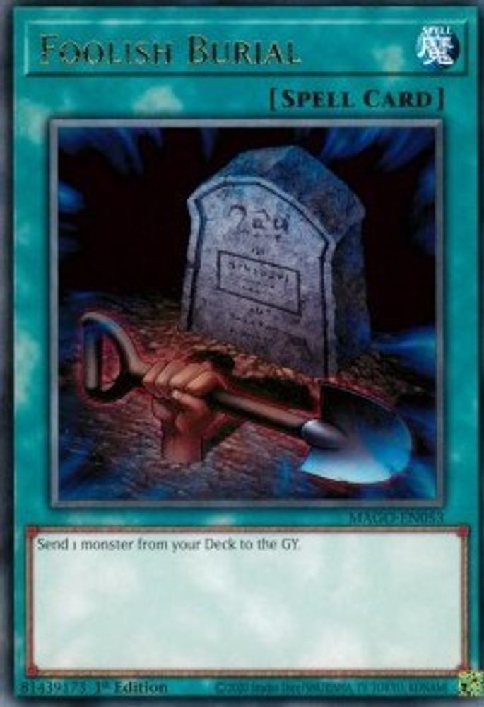 Foolish Burial, 1st-edition, front
