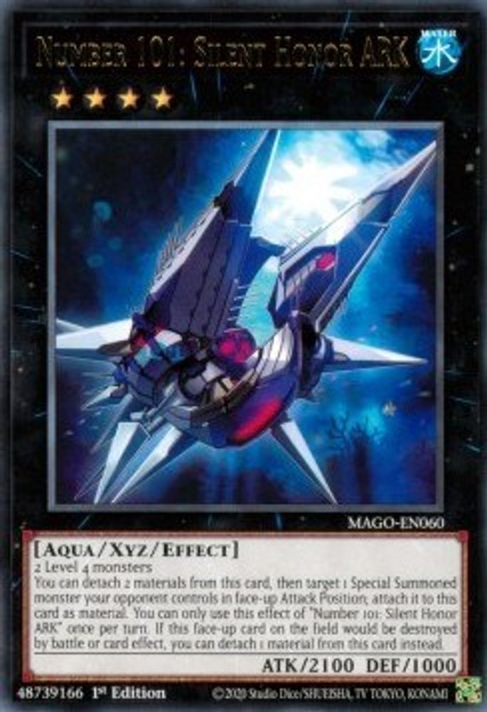 Number 101: Silent Honor ARK, 1st-edition, front