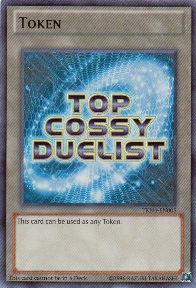 Token: Top Ranked COSSY Duelist (Blue), Standard, front