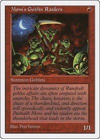 Mons's Goblin Raiders, Fifth Edition