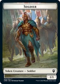 Soldier // Zombie Double-Sided Token, Commander Legends