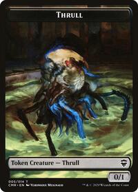 Thrull // Treasure Double-Sided Token, Commander Legends