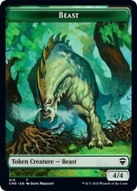 Beast (019) // Elephant Double-Sided Token, Commander Legends