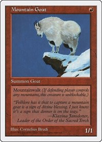 Mountain Goat, Fifth Edition