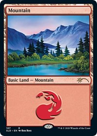 Mountain (107) (Bob Ross), Secret Lair Drop Series