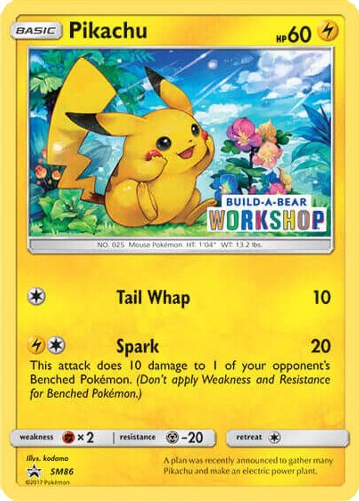 Pikachu - SM86 (Build-A-Bear Workshop Exclusive)