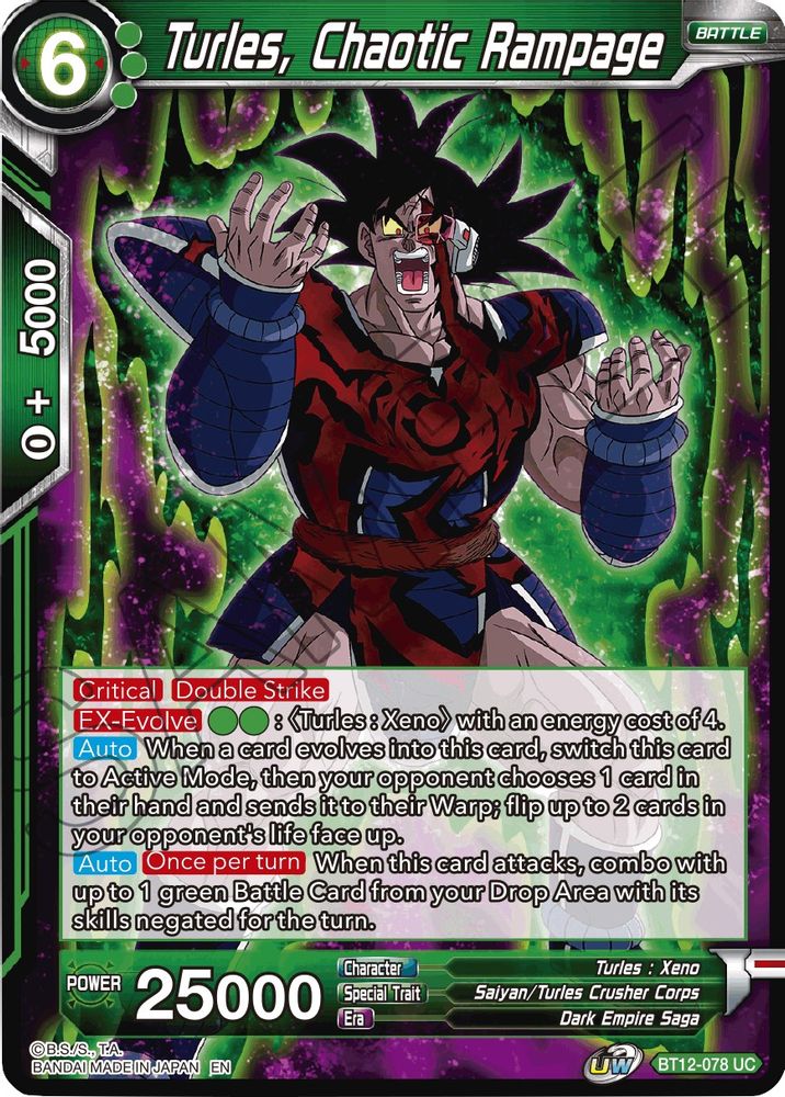 Turles, Chaotic Rampage, Foil, front