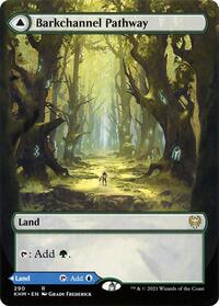 Barkchannel Pathway (Borderless), Kaldheim