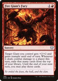 Fire Giant's Fury, Kaldheim