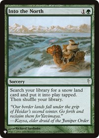 Into the North, The List Reprints