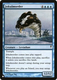 Jokulmorder, The List Reprints