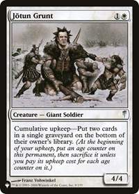 Jotun Grunt, The List Reprints