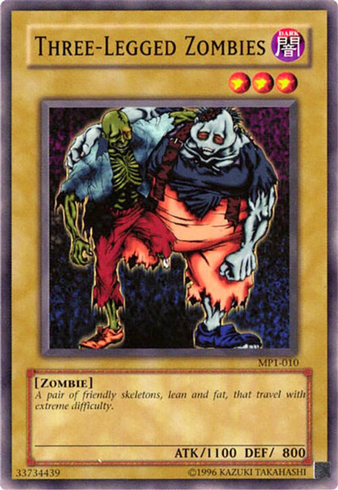 Three-Legged Zombies, Limited, front