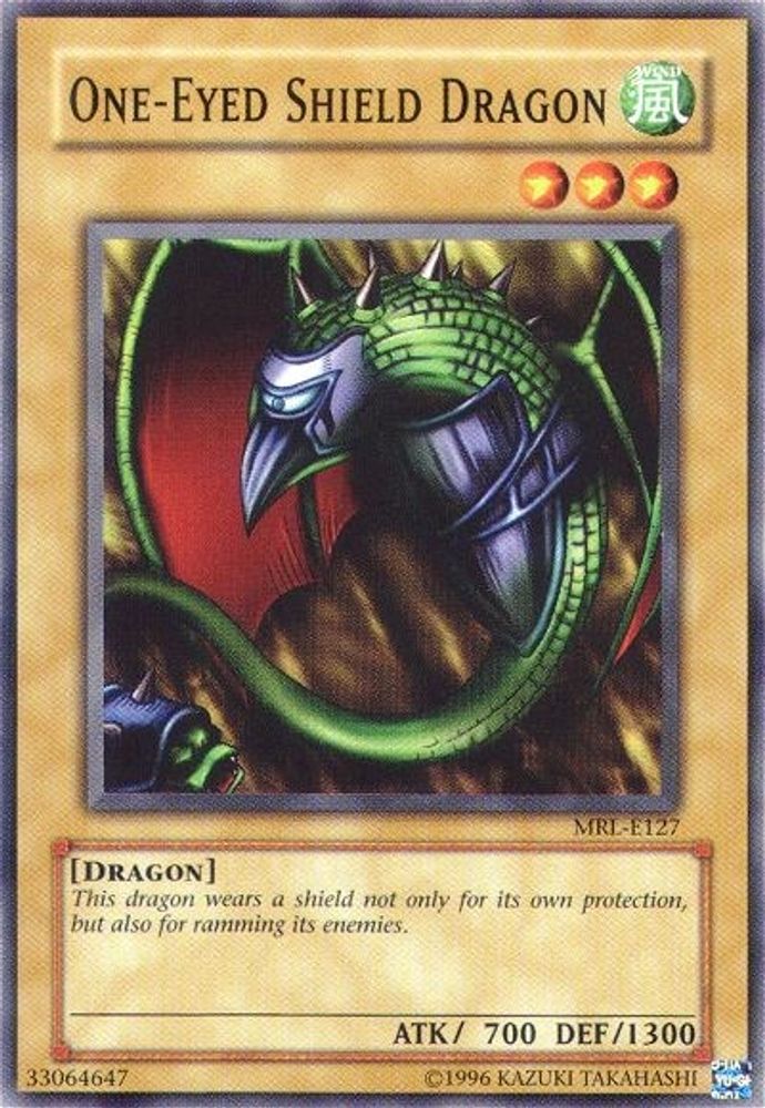 One-Eyed Shield Dragon, Standard, front