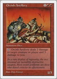Orcish Artillery, Fifth Edition