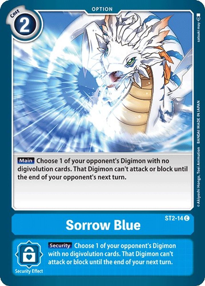 Sorrow Blue, Standard, front