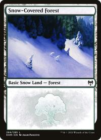 Snow-Covered Forest (284), Kaldheim