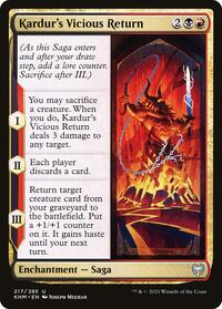 Kardur's Vicious Return, Kaldheim