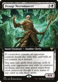 Draugr Necromancer (Extended Art), Kaldheim