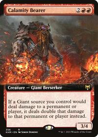 Calamity Bearer (Extended Art), Kaldheim
