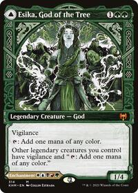 Esika, God of the Tree (Showcase), Kaldheim