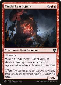 Cinderheart Giant, Kaldheim