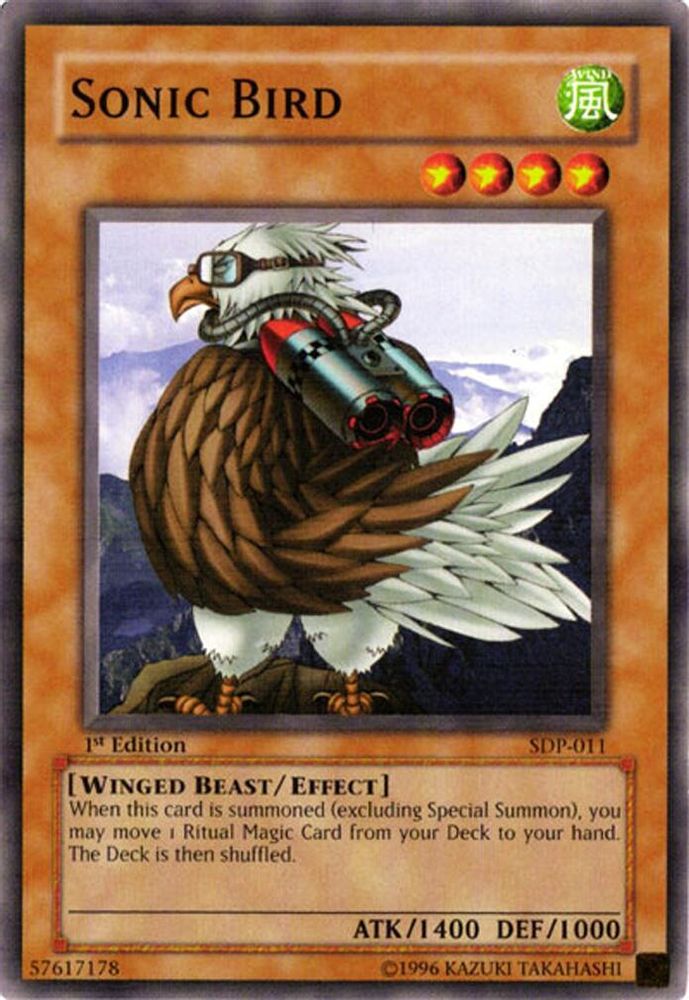 Sonic Bird, 1st-edition, front