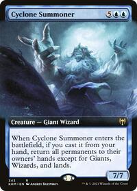 Cyclone Summoner (Extended Art), Kaldheim