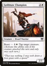 Goldmaw Champion, Kaldheim