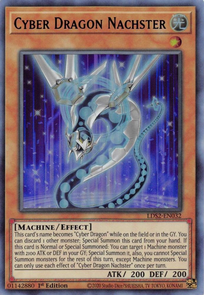 Cyber Dragon Nachster (Blue), 1st-edition, front