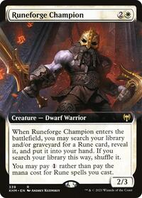 Runeforge Champion (Extended Art), Kaldheim