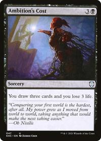 Ambition's Cost, Commander: Kaldheim