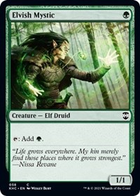 Elvish Mystic, Commander: Kaldheim