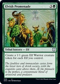 Elvish Promenade, Commander: Kaldheim